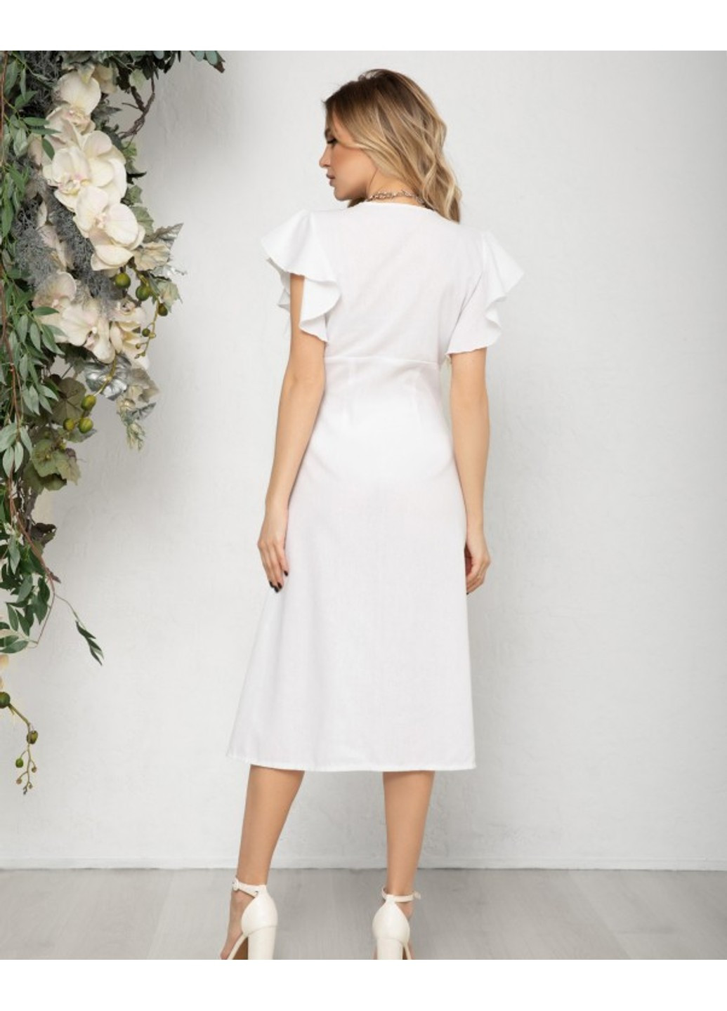 Білий повсякденний сукня 12591 білий ISSA PLUS