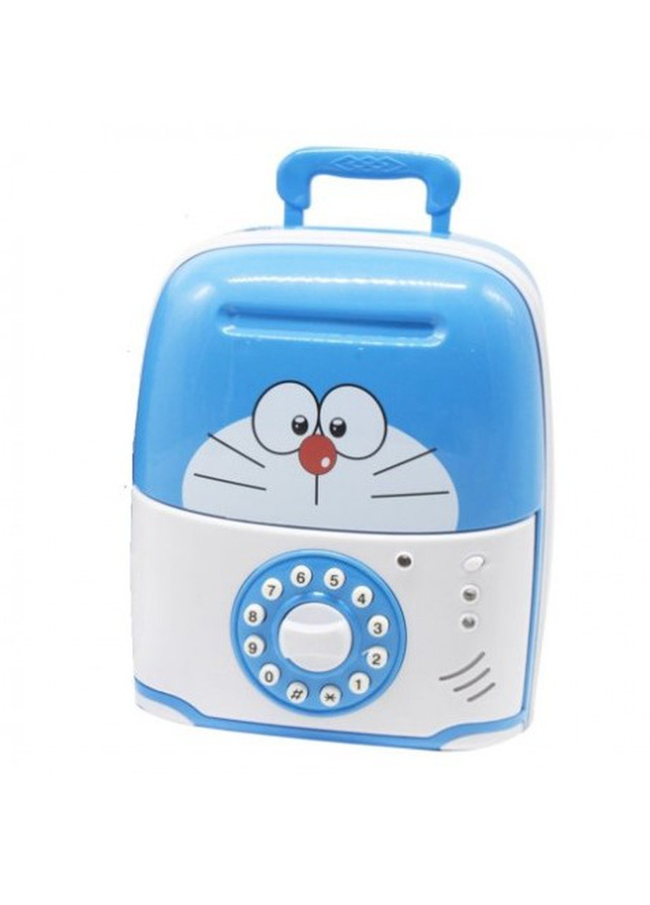 Сейф скарбничка валіза дитяча з кодовим замком Кіт Синій A (256939064)