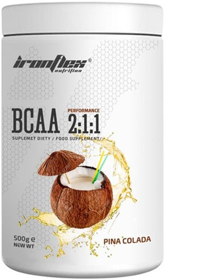 BCAA Performance 2-1-1 500 g /100 servings/ Pina Colada Ironflex (257252790)