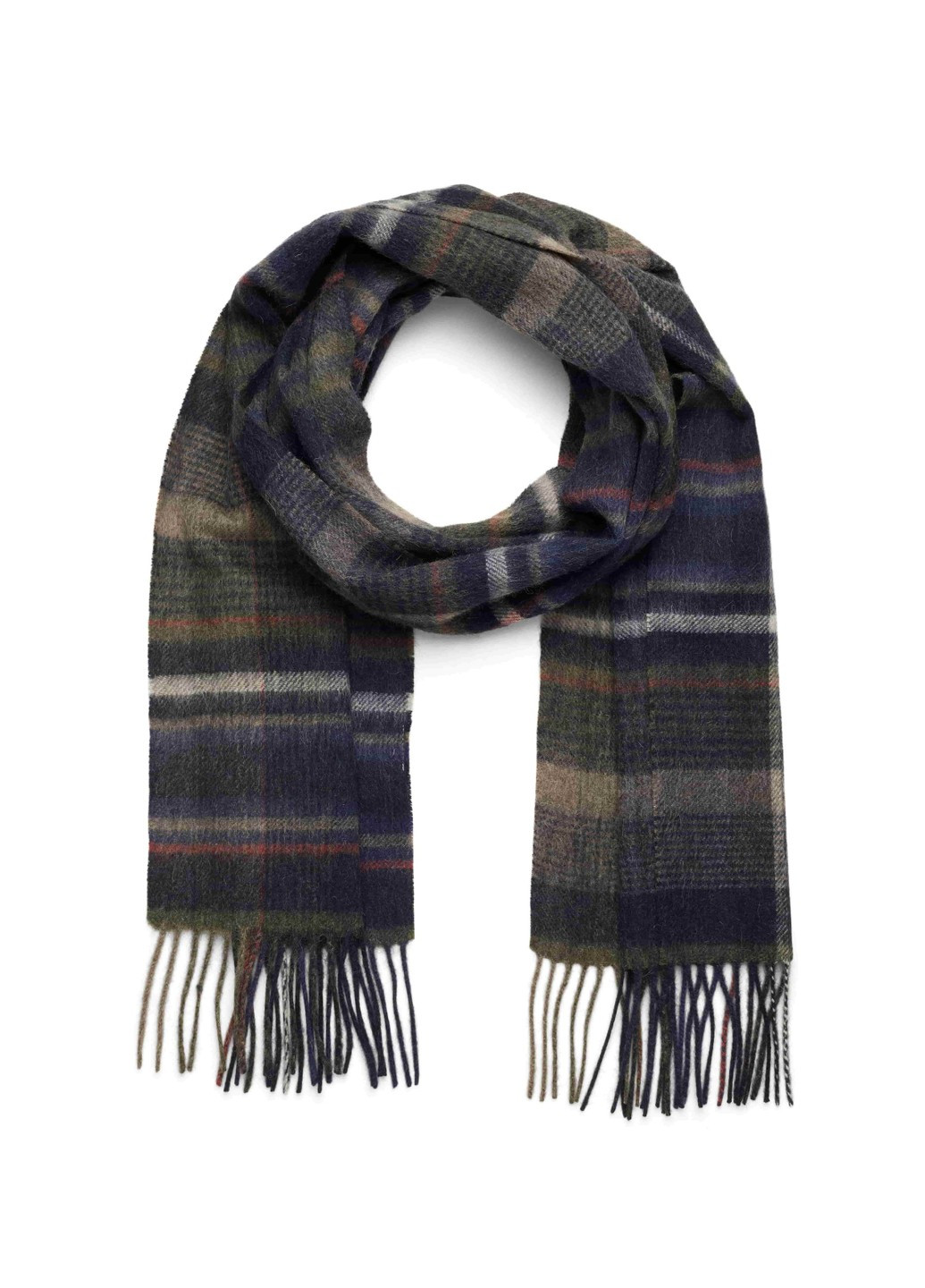 Чоловічий шалик Коричневиий Bugatti (258234353)