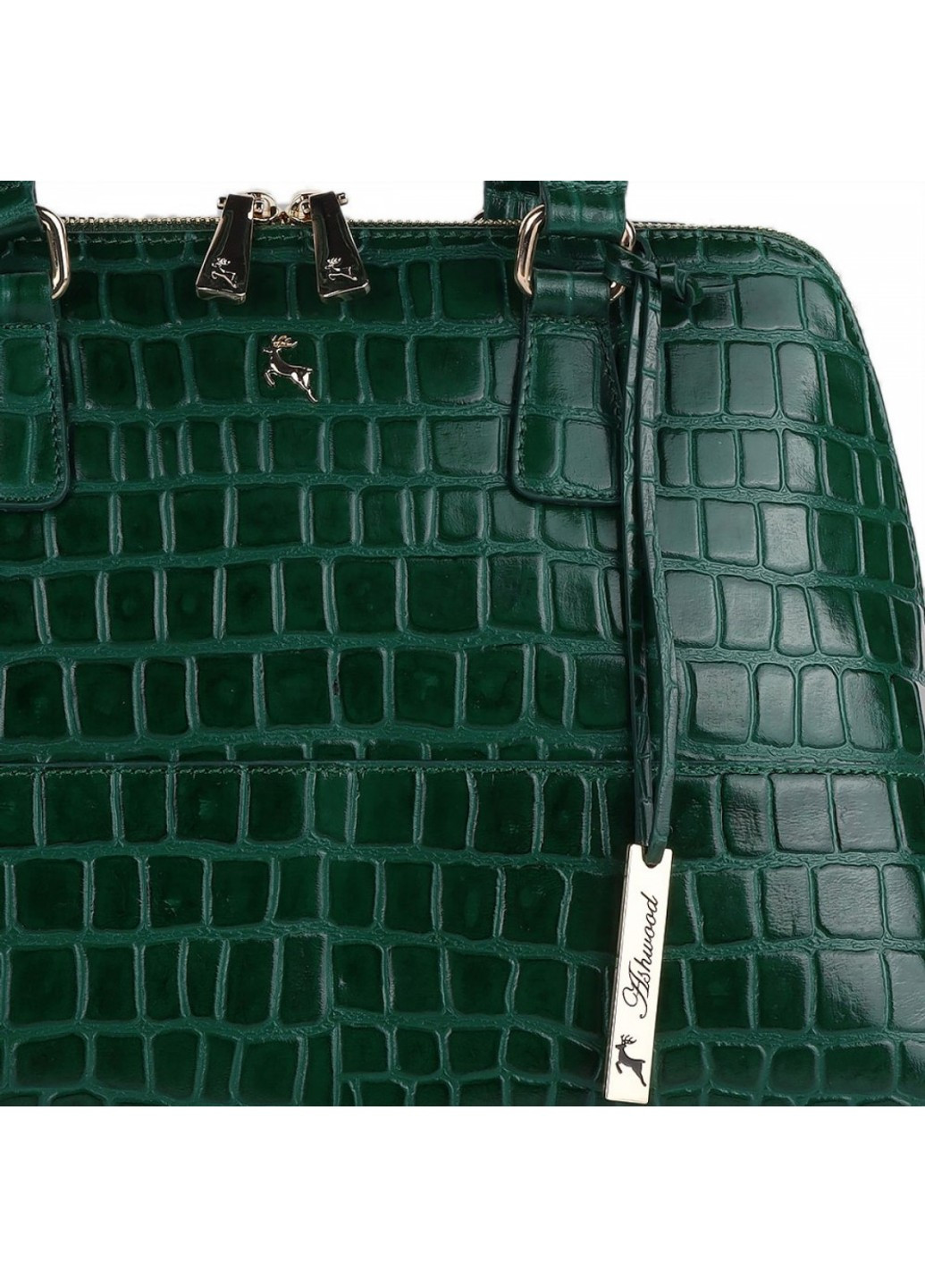 Женская кожаная сумка C53 Green (Зеленый) Ashwood (262087258)