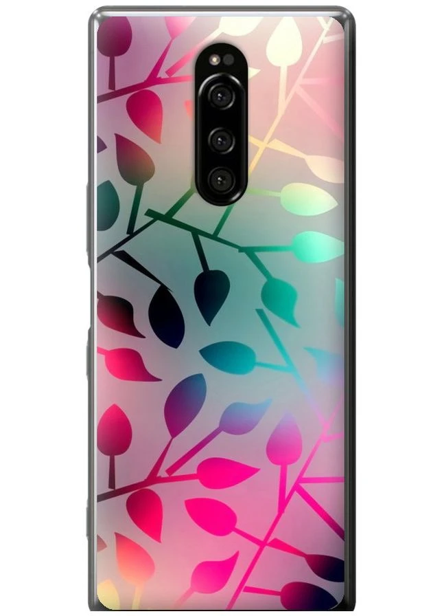 Силіконовий чохол 'Листя' для Endorphone Sony Xperia 1 J9110 (262978099)