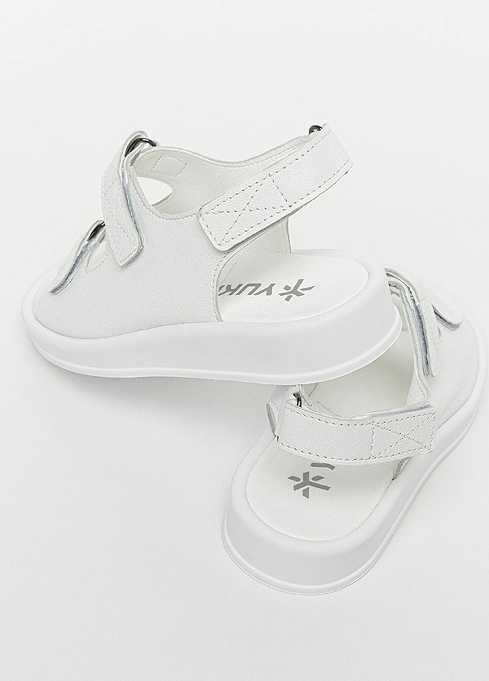 Белые босоножки для девочки цвет белый цб-00209970 Yuki