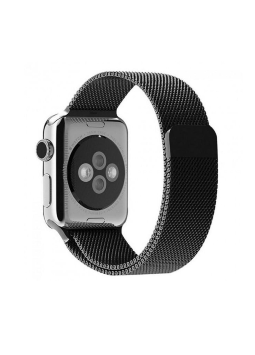 Ремінець Milanese Loop для Apple Watch 38/40/41 Black No Brand (257399610)