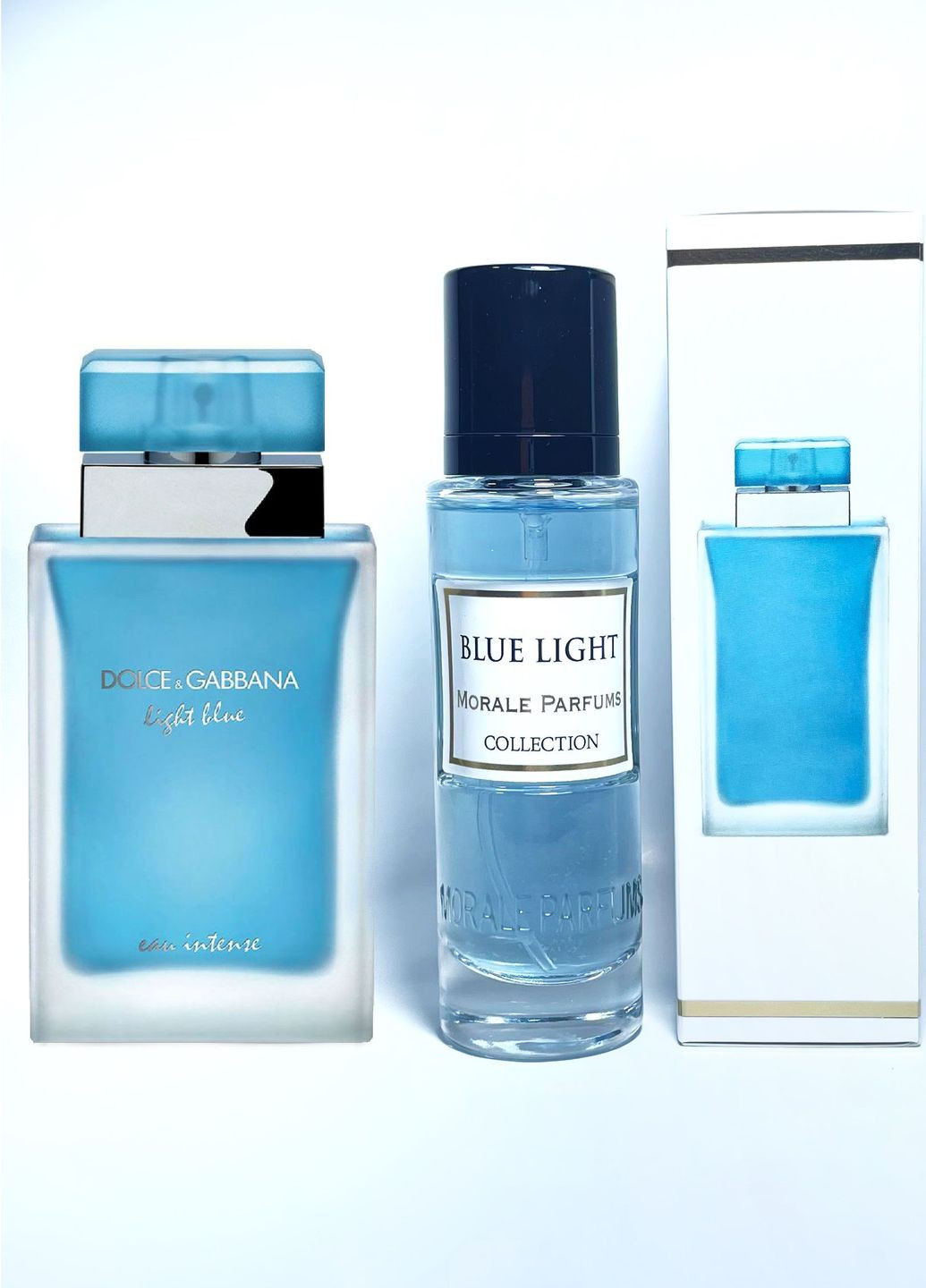 Парфюмированная вода для женщин Blue Light, 30 мл Morale Parfums light blue eau intense від dolce&gabbana (277369705)
