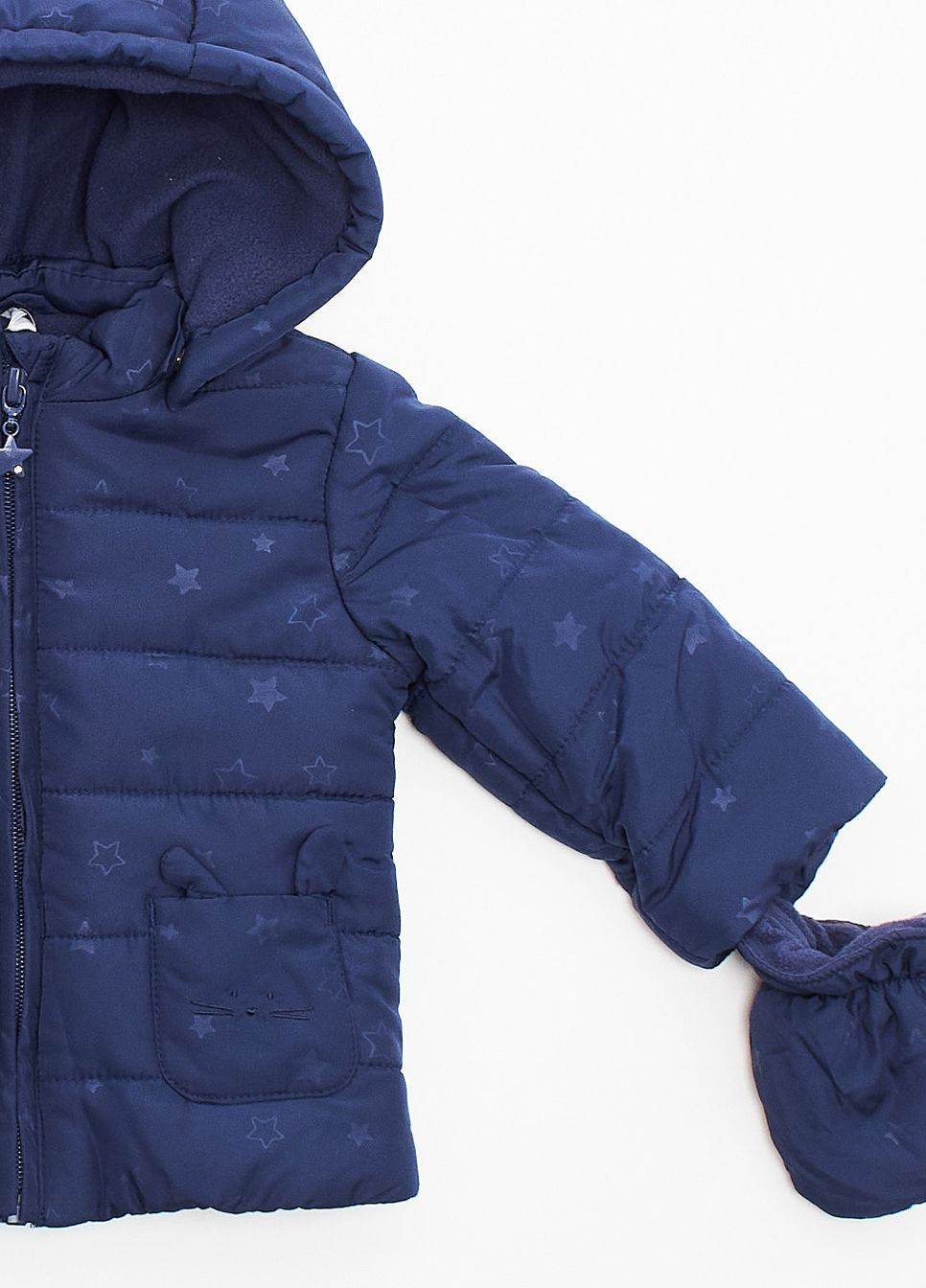 Темно-синяя куртка демисезон,темно-синий в узори, Idexe