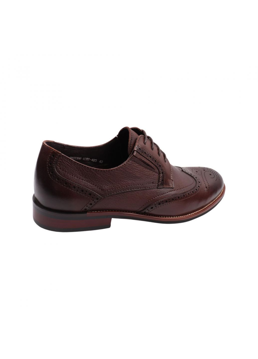 Коричневые туфли мужские коричневые натуральная кожа Cosottinni