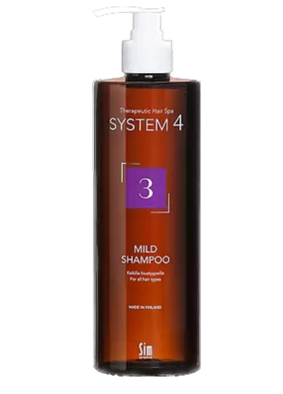 Шампунь для сухих, окрашенных и поврежденных волос System 4 "3" Mild Shampoo 500 мл Sim Sensitive (267729486)
