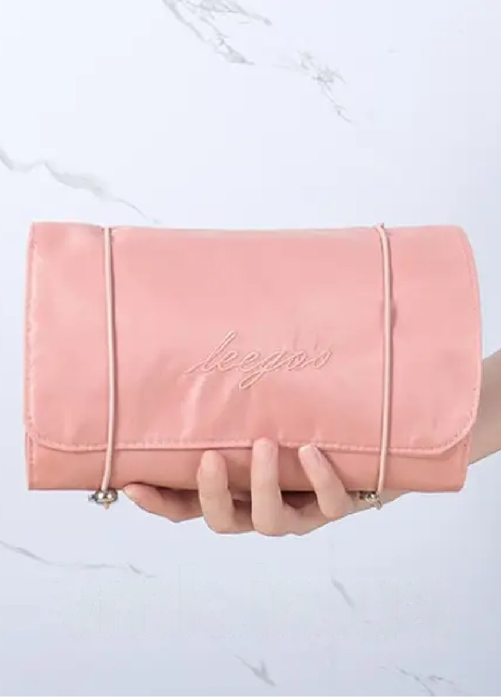 Сумка косметичка складная со съемными пеналами органайзер для косметики и принадлежностей 53х22 см (474237-Prob) Розовая Unbranded (257866823)