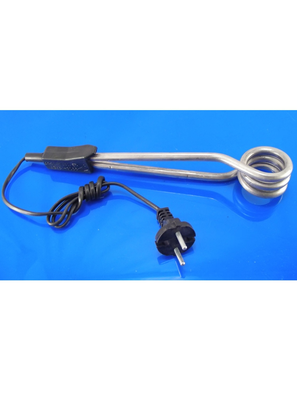 Електричний кип'ятильник алюмінієвий занурювальний 23 см 1.0 кВт Елна (259262023)