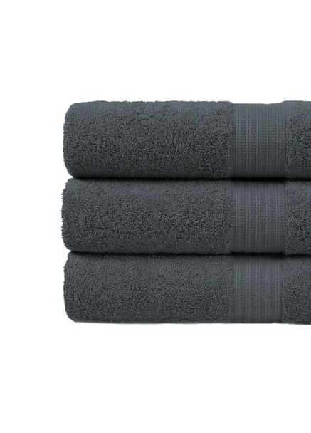 Karaca Home полотенце - back to basic antrasit антрацит 50*90 однотонный темно-серый производство - Турция