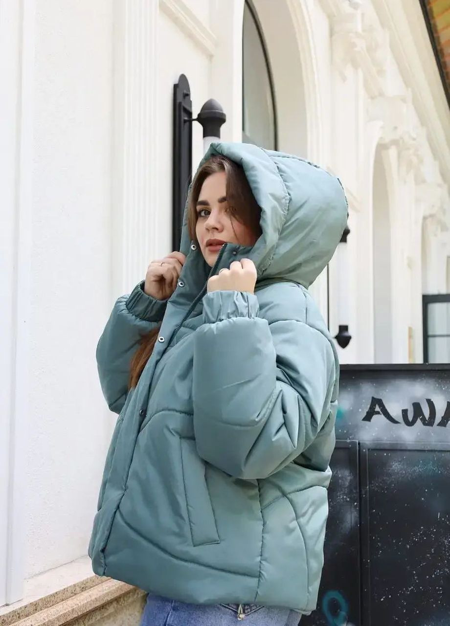 М'ятна зимня зимова жіноча куртка SK