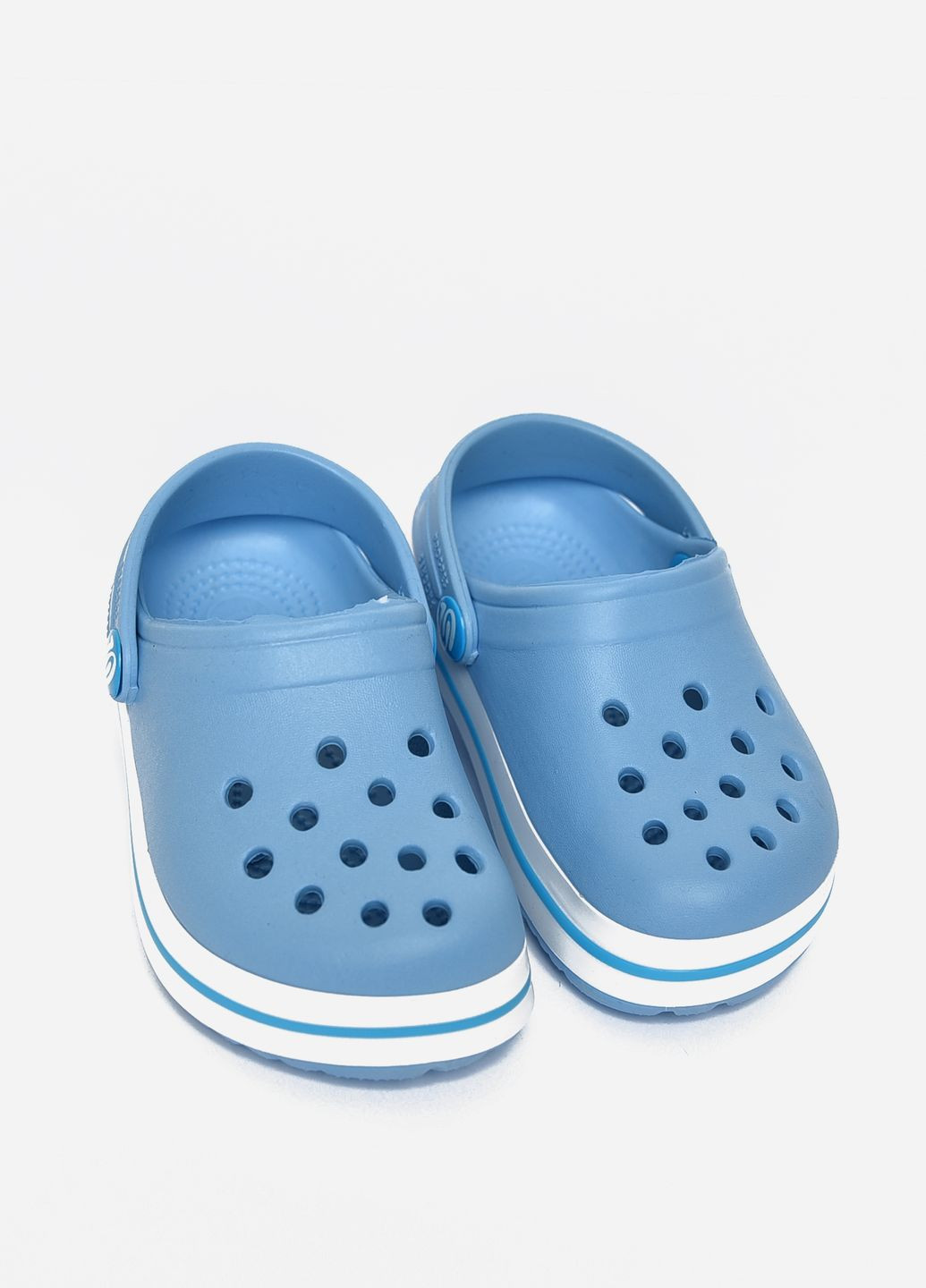 Крокси дитячі світло-блакитного кольору Let's Shop (266822724)