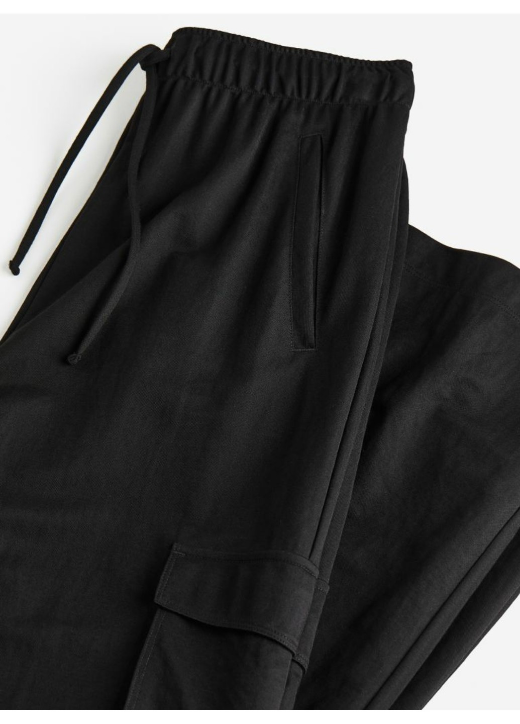 Женские брюки карго Н&М (55617) XS Чёрные H&M (258744240)