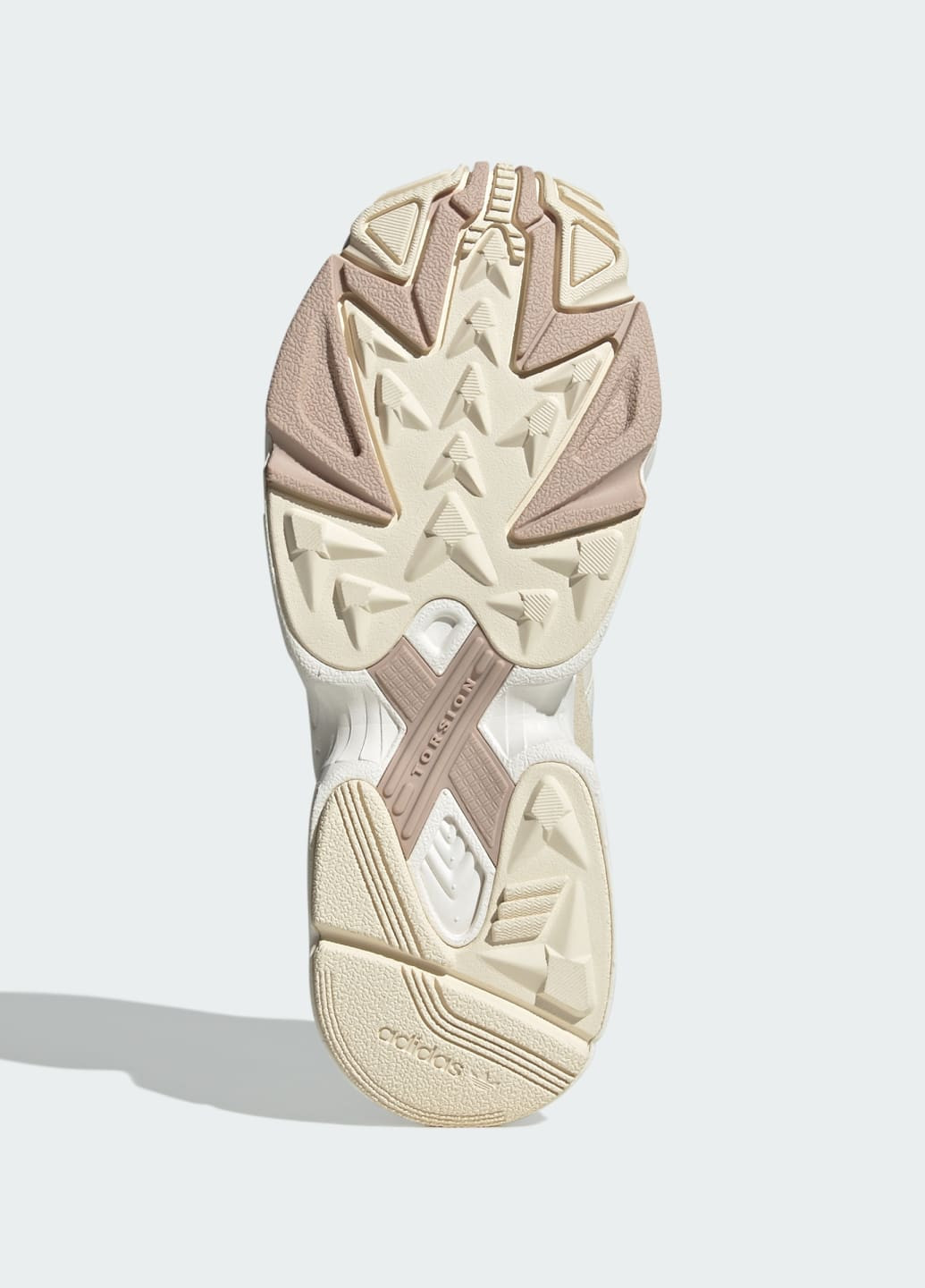 Белые всесезонные кроссовки falcon adidas