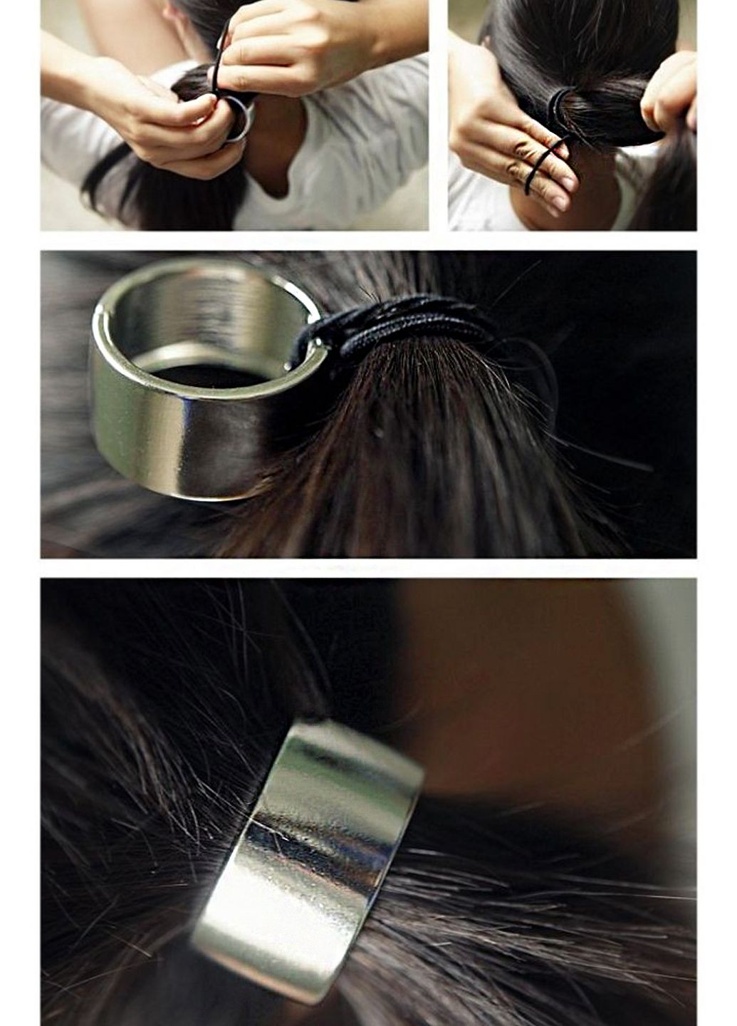 Гумка для волосся "Beautiful Day", срібляста Анна Ясеницька (265331508)