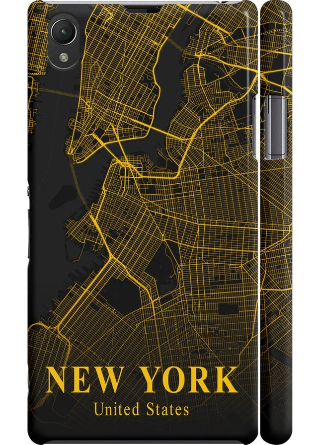 3D пластиковий матовий чохол '5617' для Endorphone Sony Xperia Z1 C6902 (258177482)