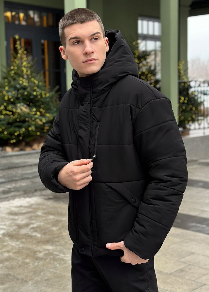 Черная зимняя куртка rockford черный Pobedov