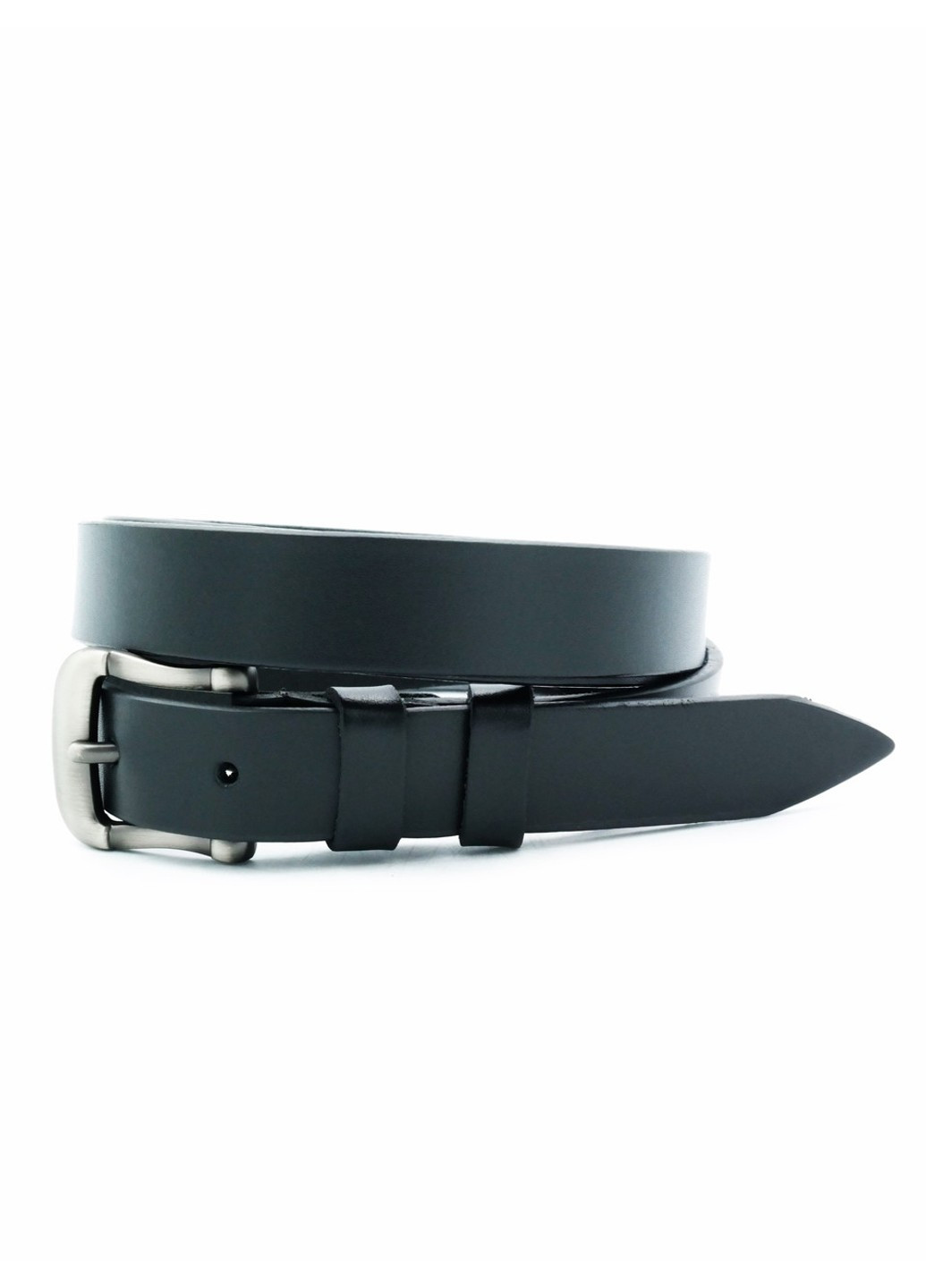 Женский кожаный ремень 2,3х105-125 см Черный ua-23cmk-001 Weatro (267406577)