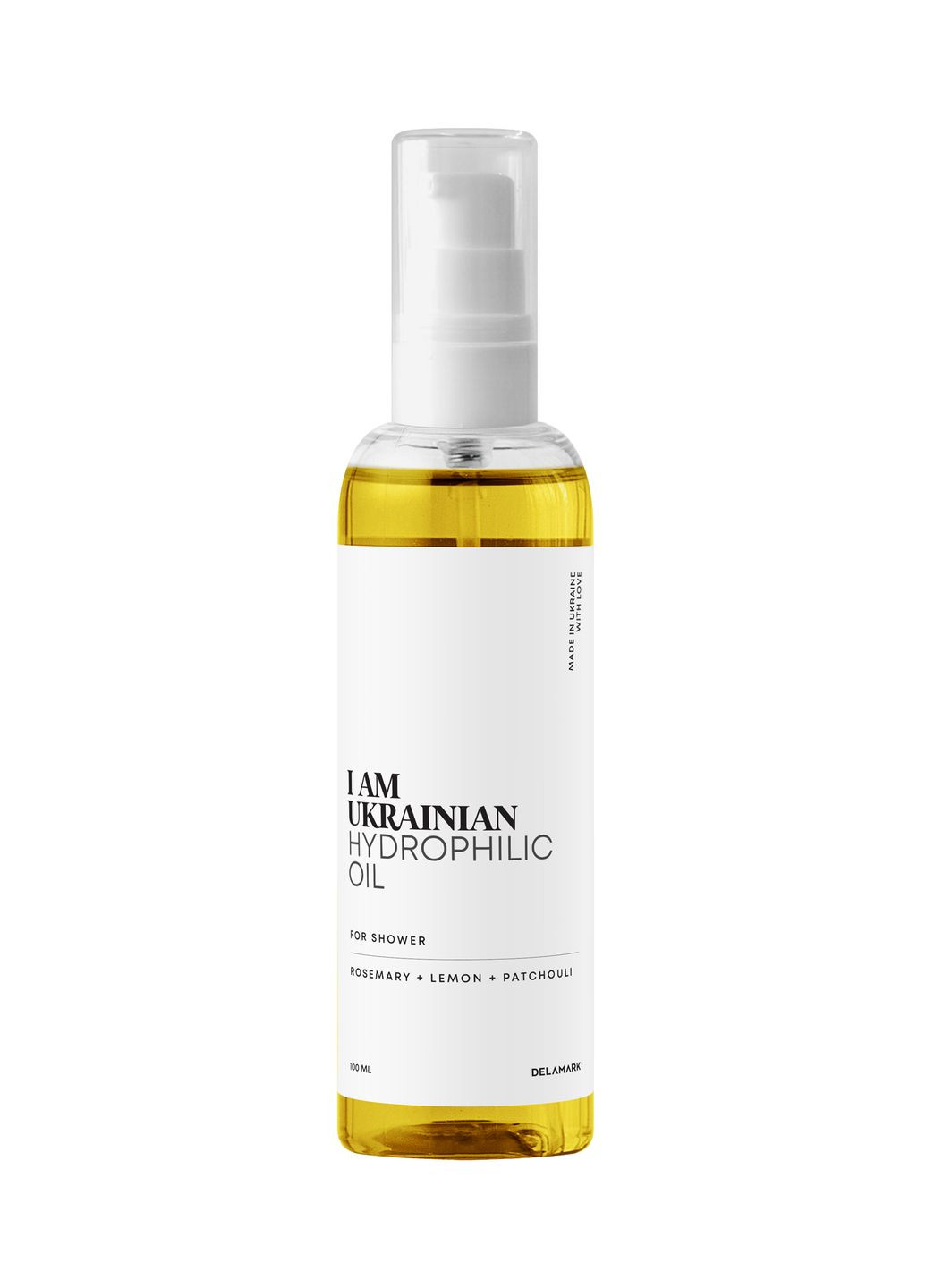 IAMUK Гидрофильное оливковое масло для душа (розмарин+лимон+пачули), 100 мл (4820152333513) DeLaMark (268743239)