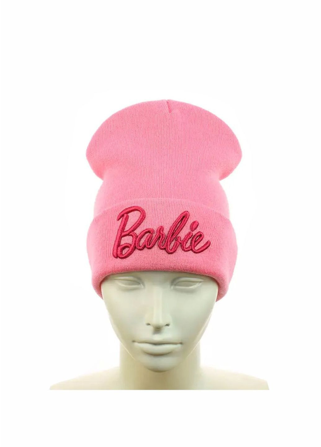 Молодежная шапка бини лонг Barbie (Барби) No Brand бини лонг (276534532)