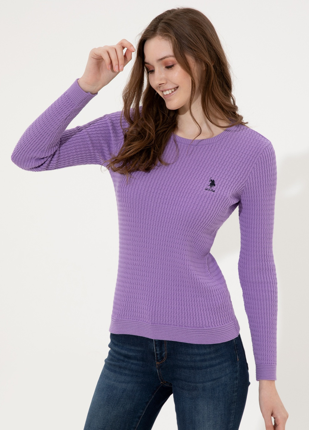Рожевий светр жіночий U.S. Polo Assn.