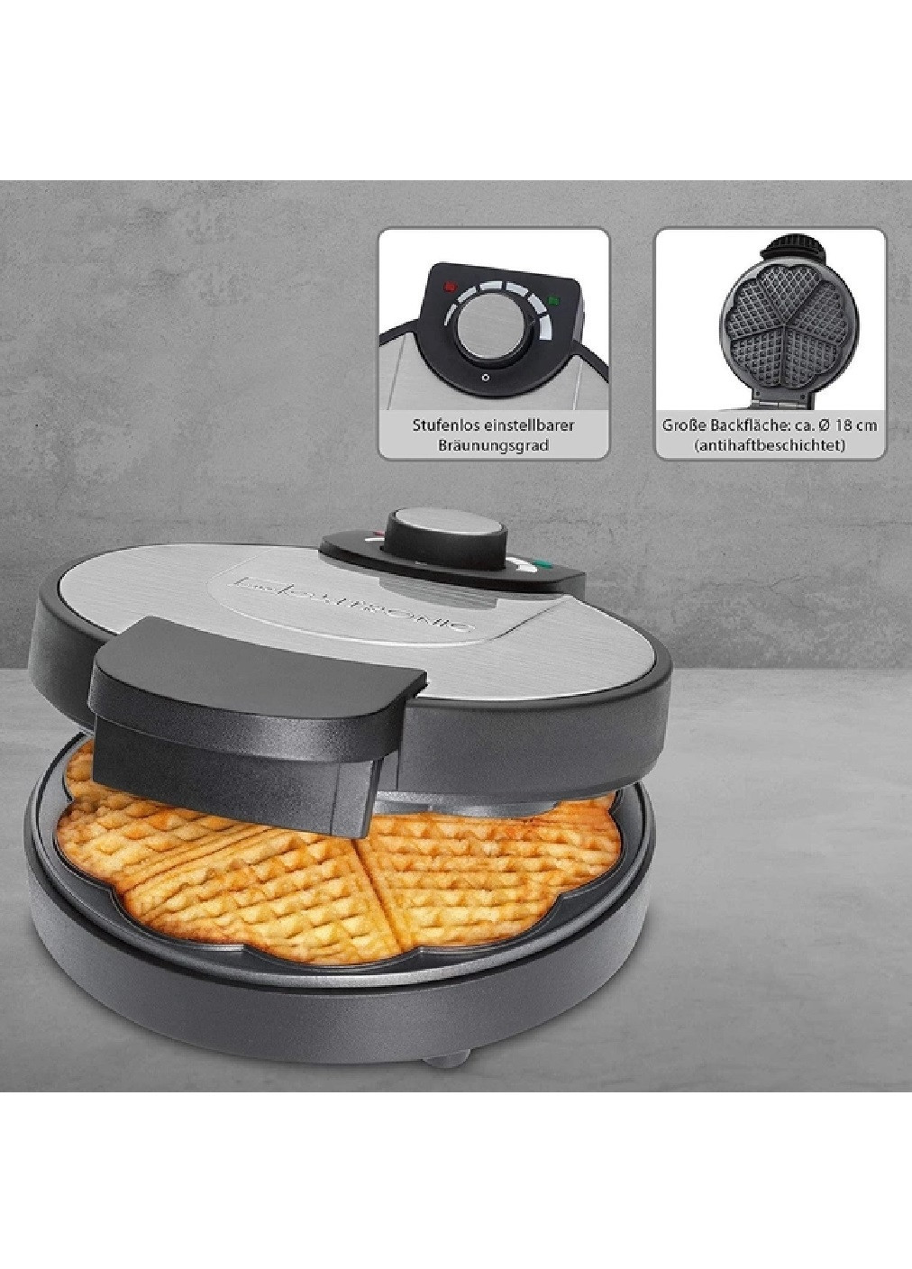 Вафельниця тостер гриль бутербродниця компактна портативна на 5 відділень 10x20.5x24.5 см 1000 Вт (475546-Prob) Unbranded (268658897)