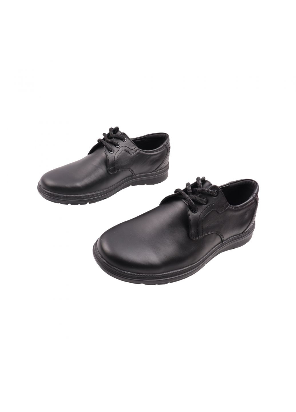 Черные туфли мужские черные натуральная кожа Golovin