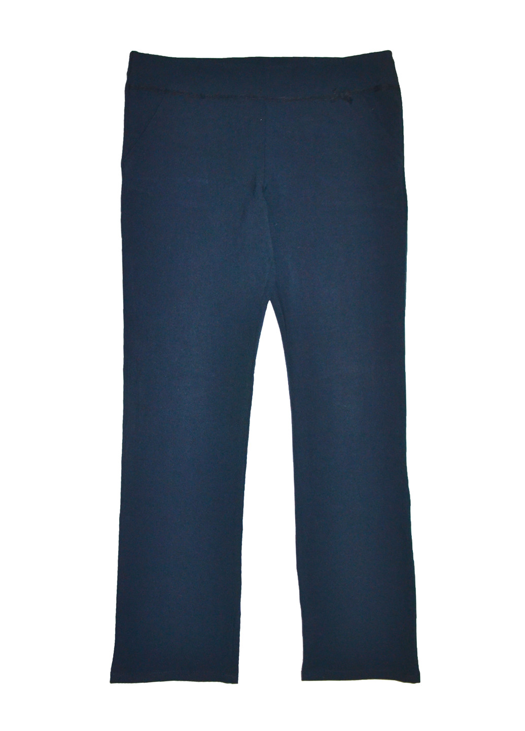 Темно-синие кэжуал демисезонные брюки F&F