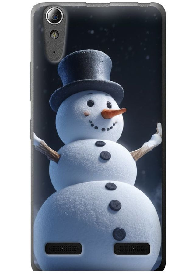 Силиконовый чехол 'Снеговик' для Endorphone Lenovo A6000 (275648794)