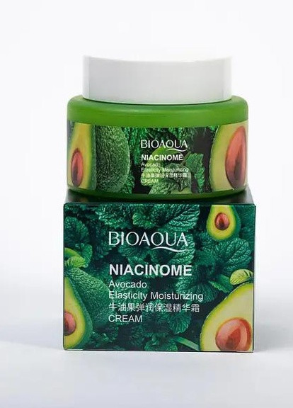 Крем для обличчя зволожувальний Niacinome Avocado з екстрактом авокадо, 50 г Bioaqua (258427515)