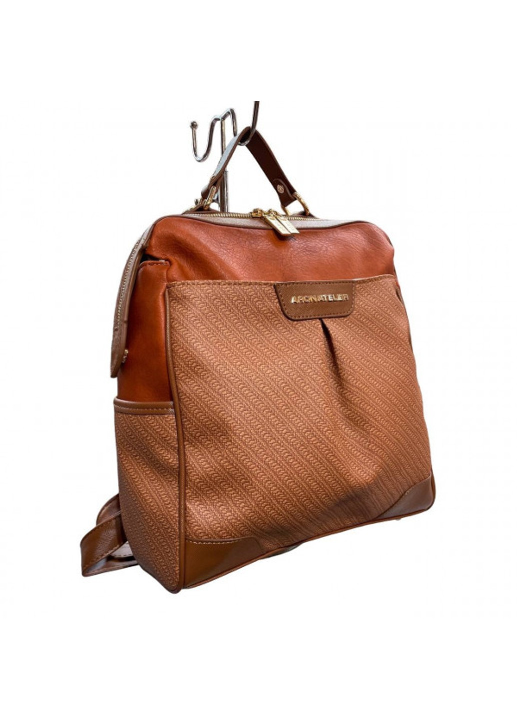 Сумка-рюкзак женская коричневая 7003 Aron Atelier (269712640)