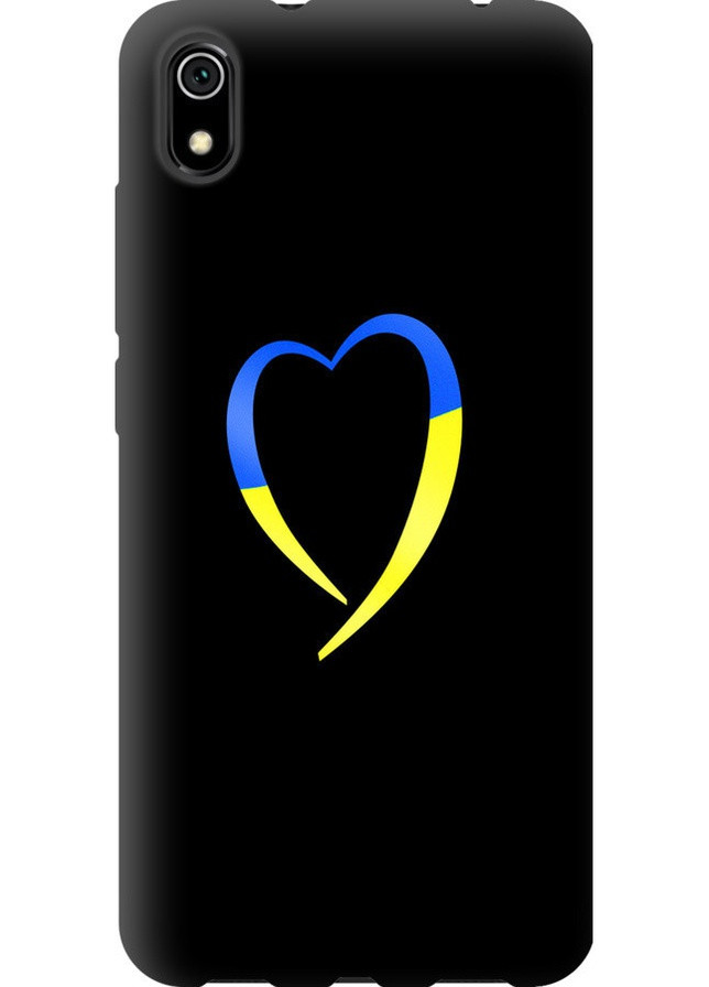 TPU чехол 'Жёлто-голубое сердце' для Endorphone Xiaomi Redmi 7A (258298516)