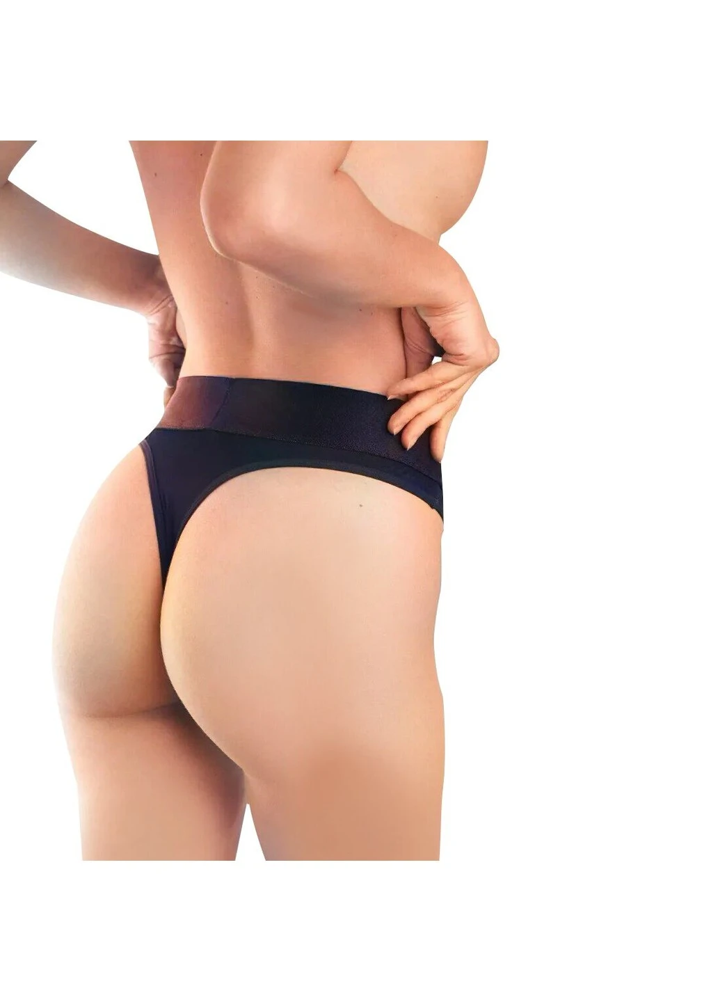Черный трусики с карманом для вибратора pantyover Dorcel