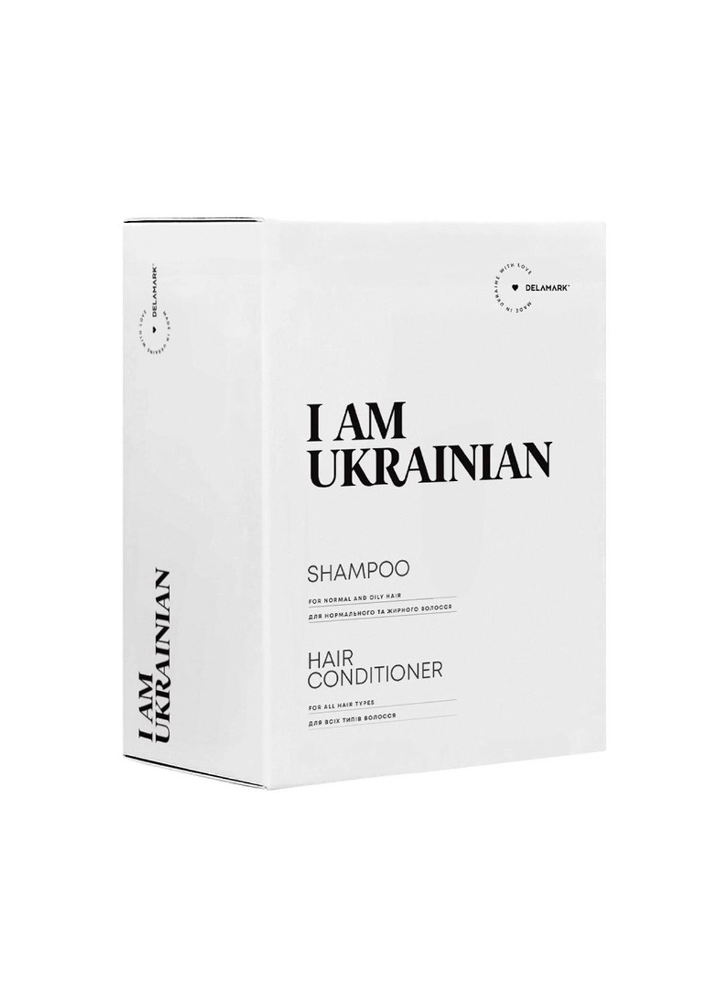 Подарочный набор Шампунь + Кондиционер для всех типов волос I AM UKRAINIAN DeLaMark (269238157)