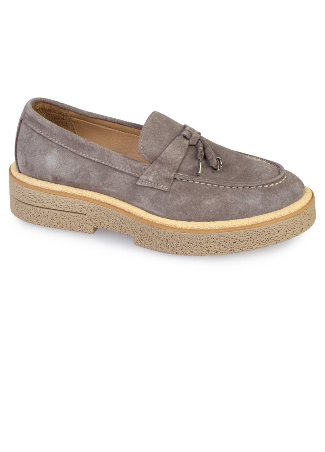 ModaMilano Туфли лоферы женские бренда 8200394_(1) коричневый з натуральная замша, украина — демисезон (277233898)