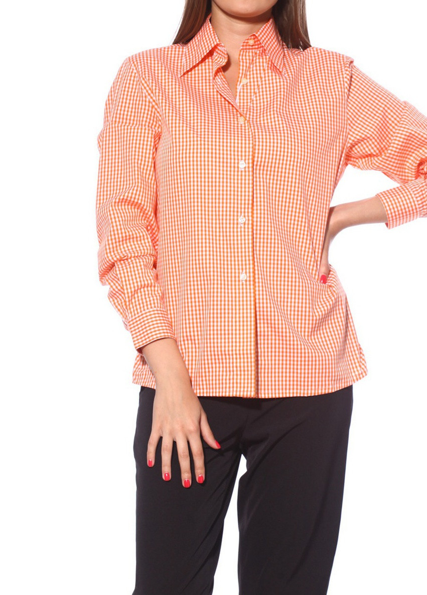 Оранжевая кэжуал рубашка Gaia Italia