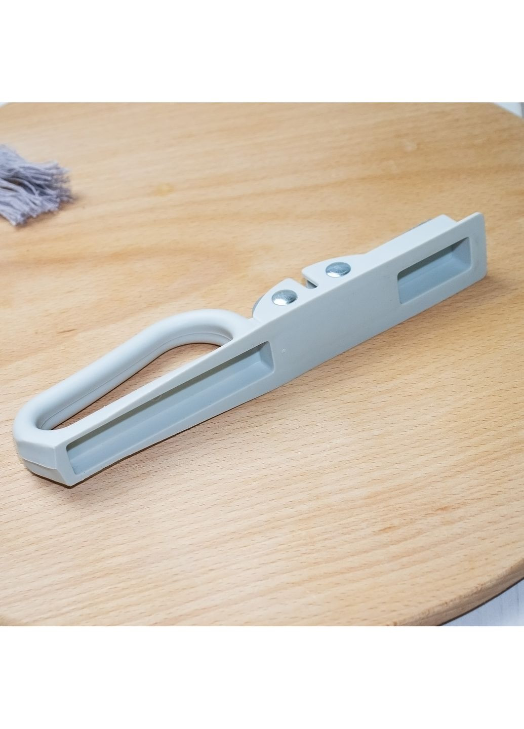 Точилка для кухонных ножей ручная механическая пластиковая с точильным камнем A-Plus (265400149)