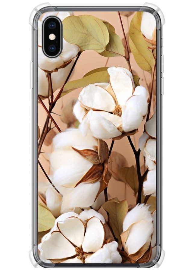Силіконовий протиударний с посиленими кутами чохол 'Бавовна' для Endorphone Apple iPhone XS Max (267320548)