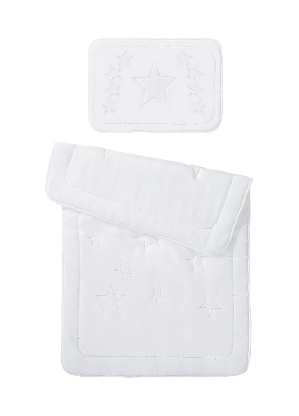 Детский комплект одеяло и подушка белый Livarno home (272626984)