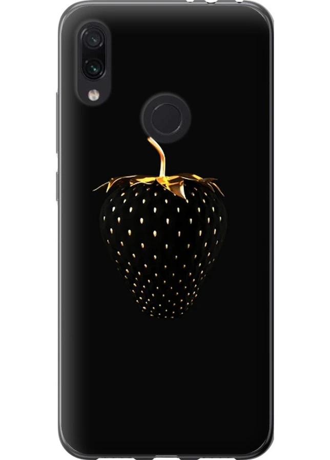 Силіконовий чохол 'Чорна полуниця' для Endorphone Xiaomi Redmi Note 7 (257882402)