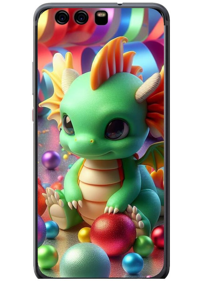 2D пластиковый чехол 'Веселый дракончик' для Endorphone Huawei P10 (275462427)
