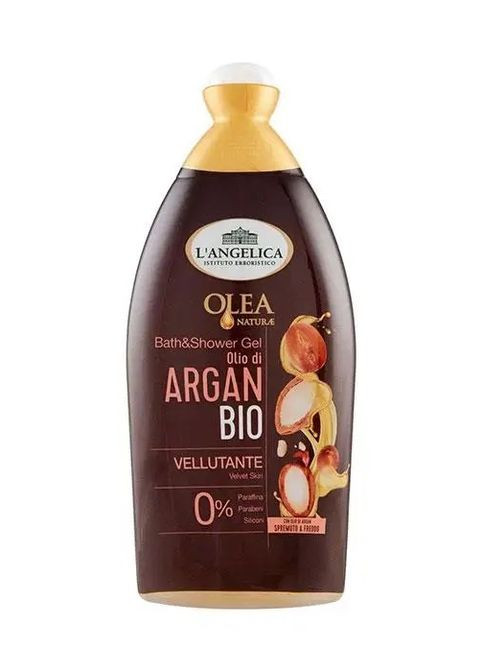Гель для душа с органическим аргановым маслом L`angelica Olea Naturae, 520 мл L'Angelica (276385791)