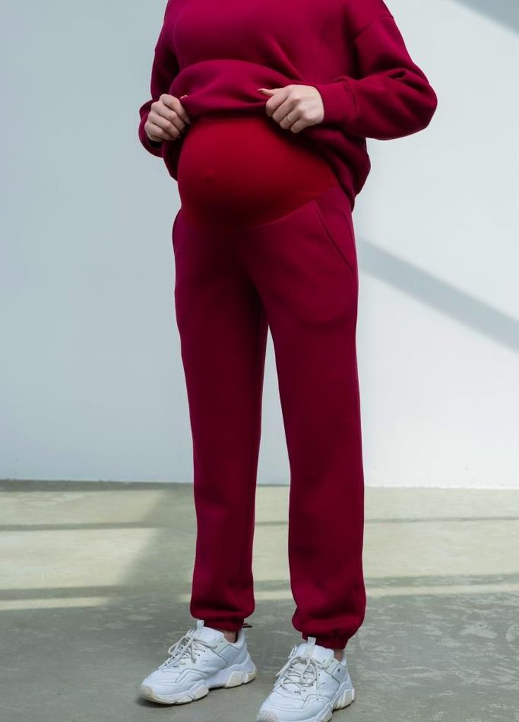 Теплий спортивний костюм для вагітних та годуючих мам з начосом Юла мама (269340576)