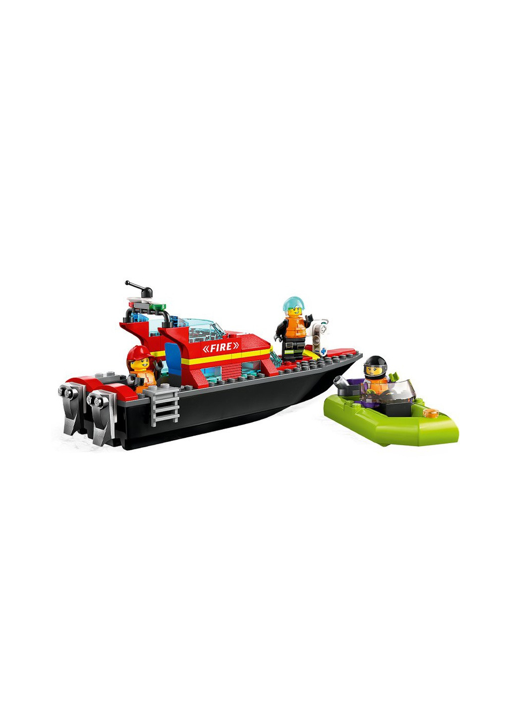 Конструктор "Човен пожежної бригади" колір різнокольоровий ЦБ-00210584 Lego (259467739)