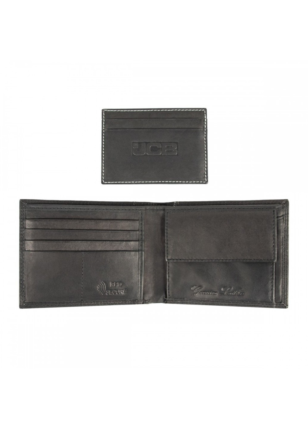 Английский мужской кожаный кошелек NC52MN Black (Черный) JCB (275867101)