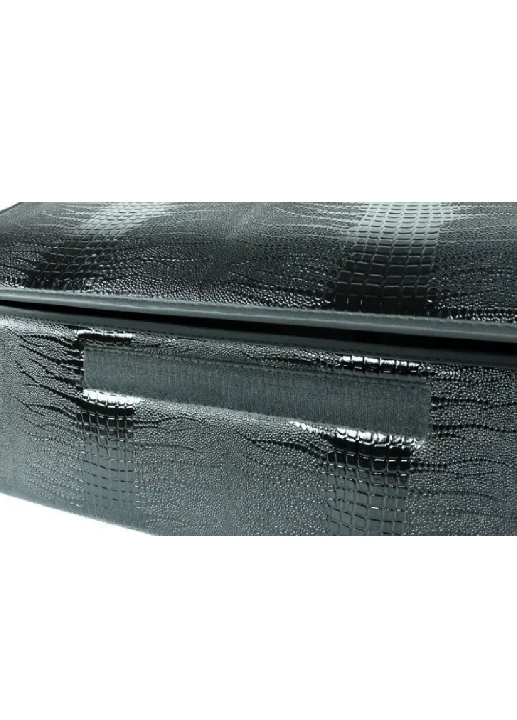 Органайзер короб складной с ручкой в багажник машину автомобиль экокожа с имитацией рептилии 40х32х30 см (475974-Prob) Черный Unbranded (275332313)