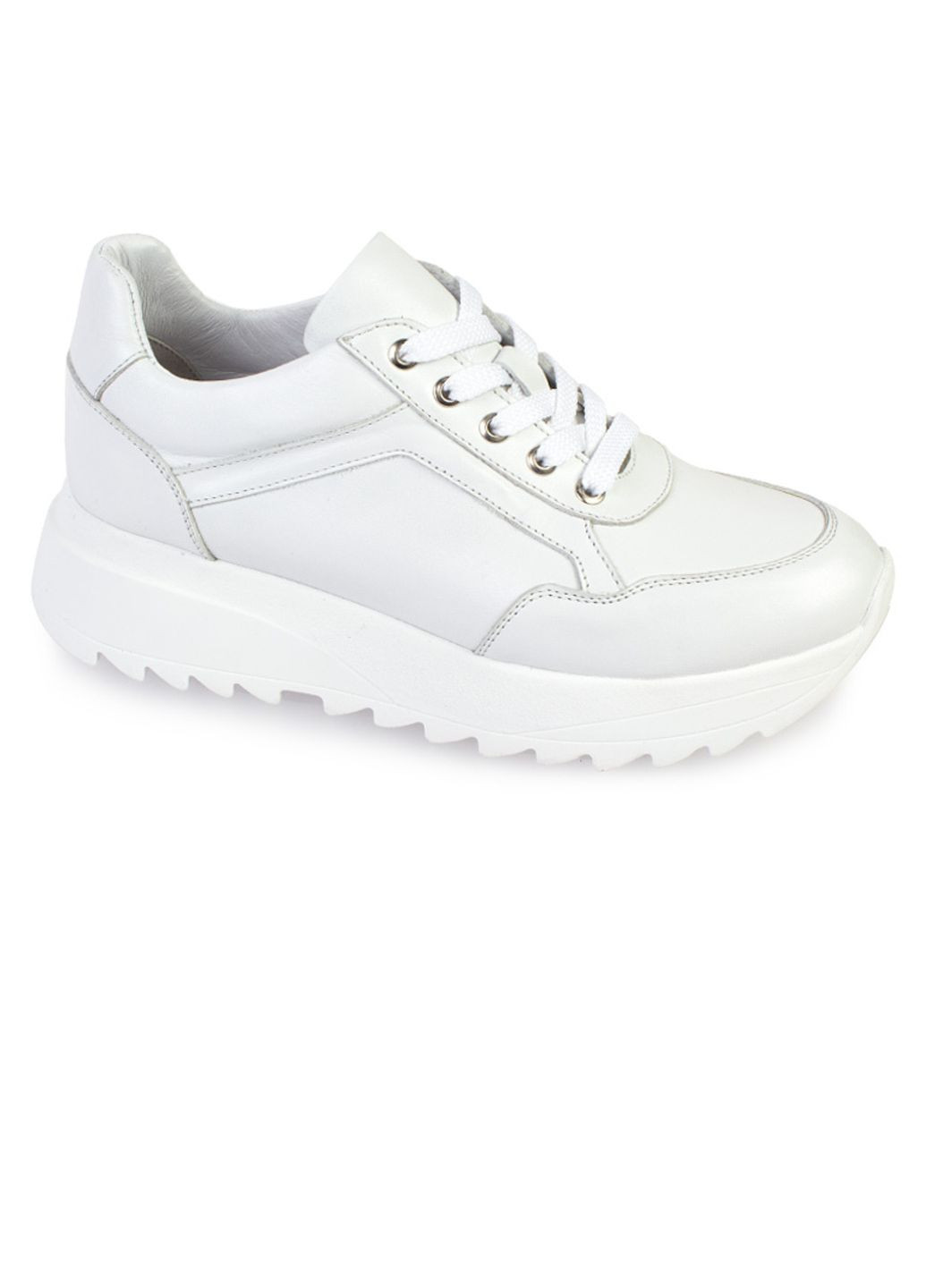 Білі осінні кросівки жіночі бренду 8301507_(1) ModaMilano