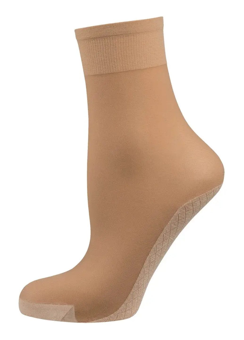 Жіночі шкарпетки з бавовняною підошвою 20 Den р.39-42 Світло-тілесний () Nur Die 612852 (277964746)