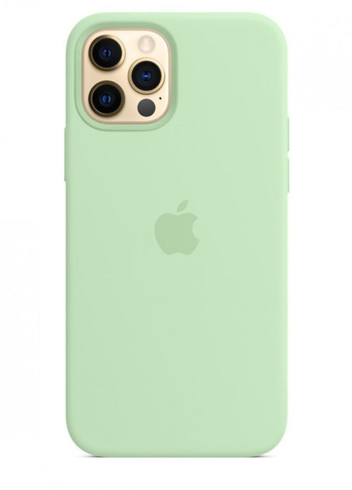 Чохол силіконовий soft-touch Silicone case with Mag Safe для iPhone 12/12 Pro зелений Pistachio Apple (260088435)